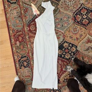 Lulu's White Backless Dress